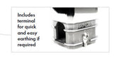 Square Core drill pool spigot DOUBLE FRICTION, 2205 Stainless Steel